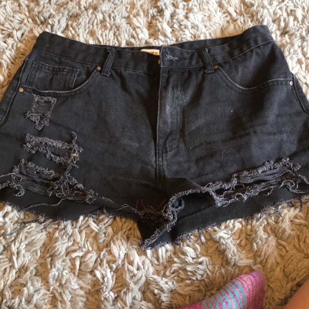 Black shorts